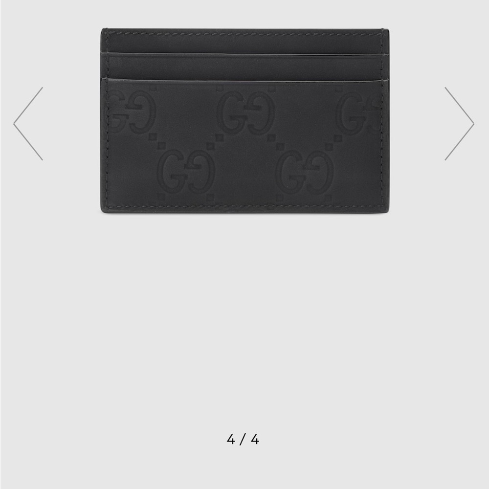Gucci Black Key and Card Holder